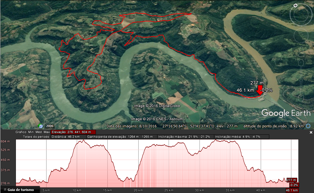 Percurso PRO 46km 