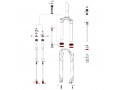 kit de reparo para suspensão rock shox sid xx/rl 