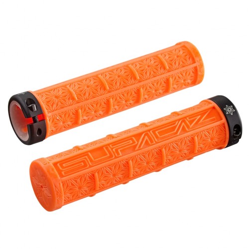 Manopla Supacaz Grizips - Laranja Clear